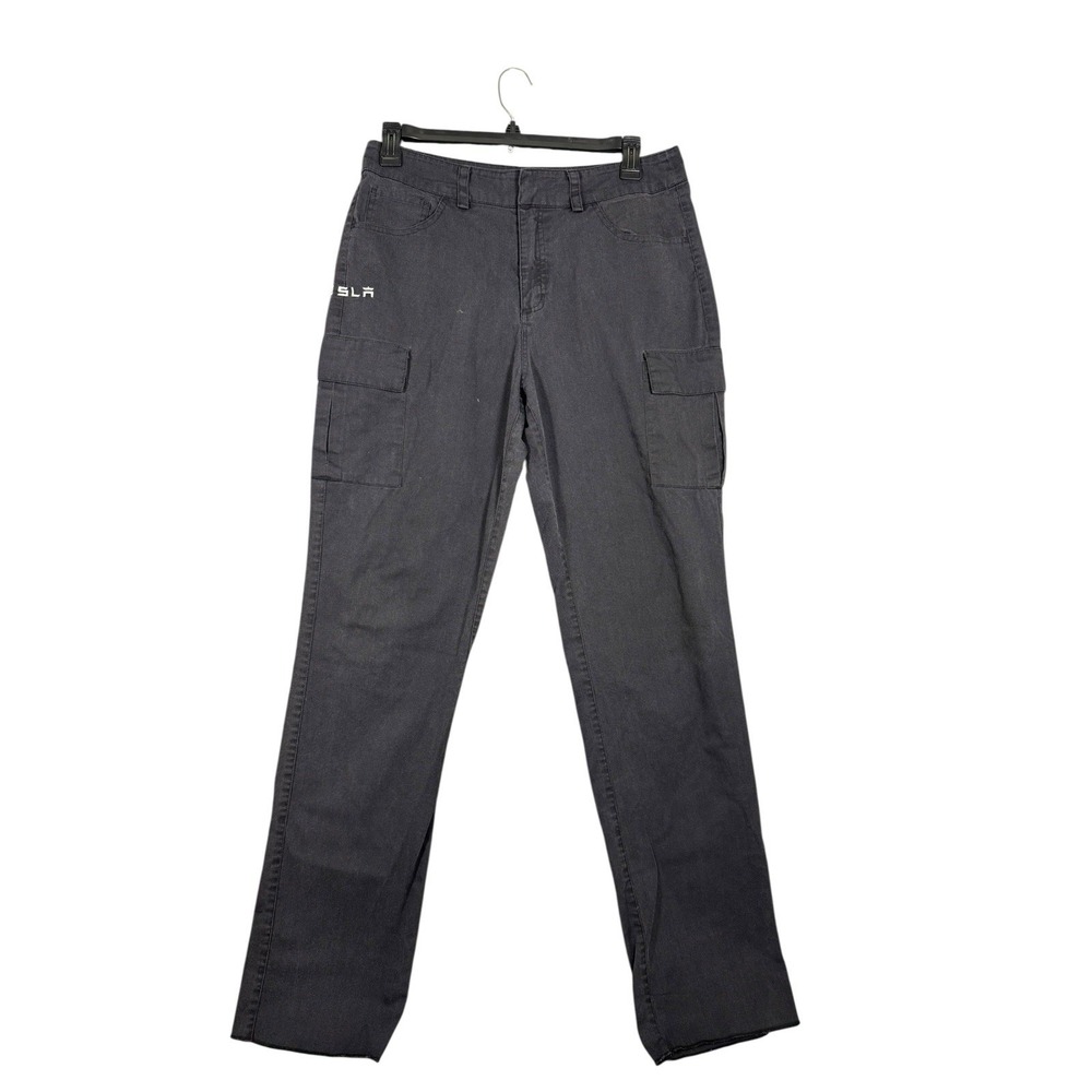 Tesla Motors‎ Cargo Work Uniform Pants Mens 34W Black TSL8412 Spots